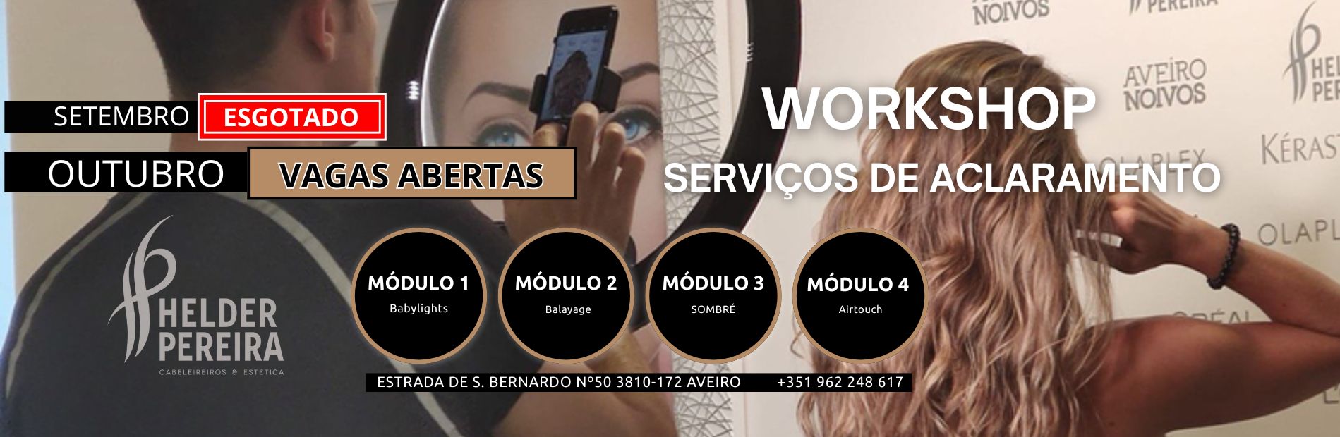 Workshop com 4 módulos